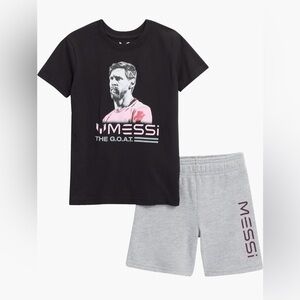 Messi Graphic Tee and Short Set 2T
